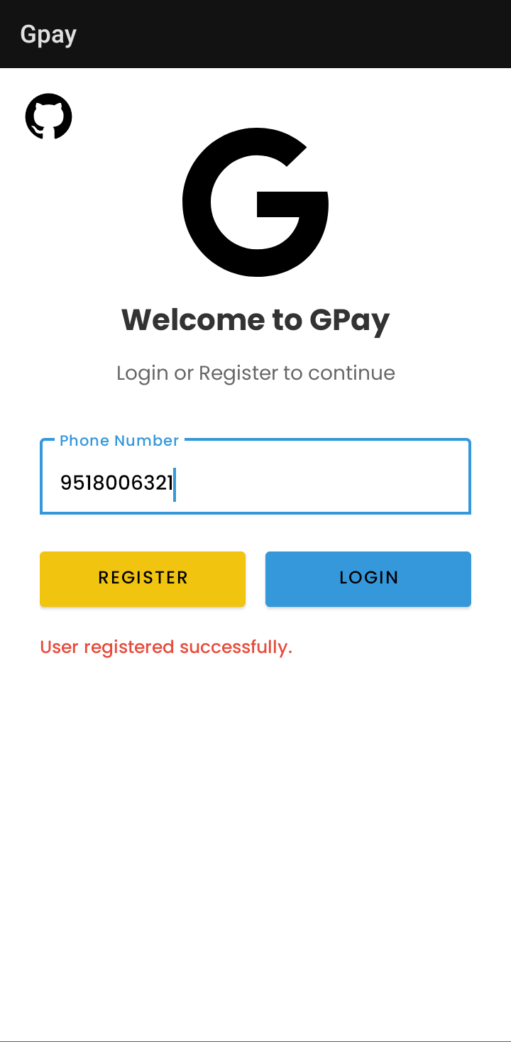Sign Up Screenshot